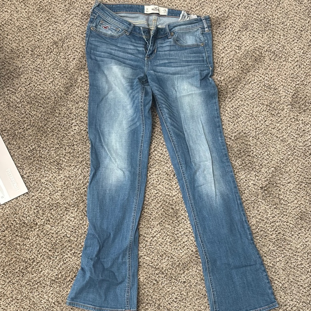 Hollister Blue Boot Cut Jeans Classic Denim Style
